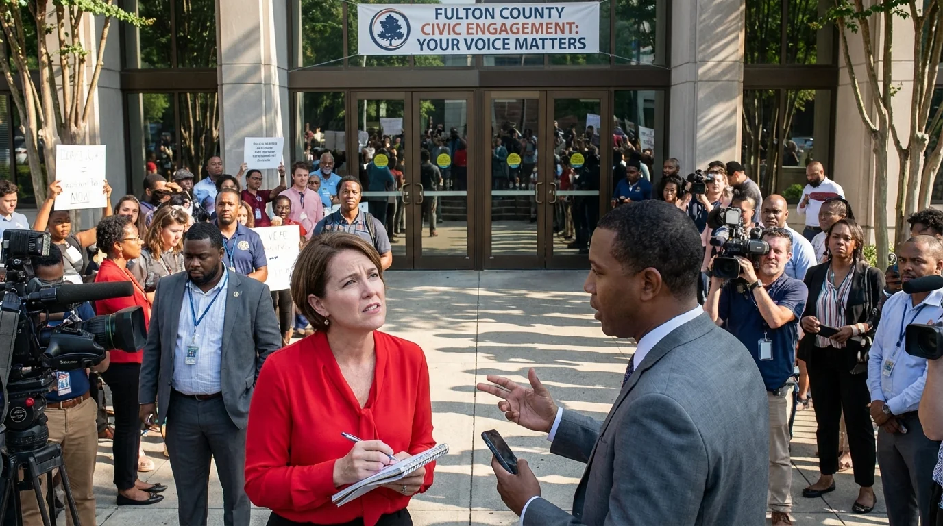 FBI Searches Fulton County Elections Office Amid Probe - Image 1