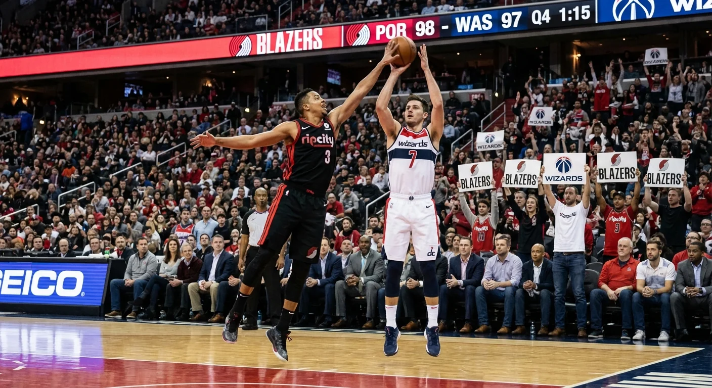 Final Injuries Could Swing Blazers-Wizards Odds - Image 1