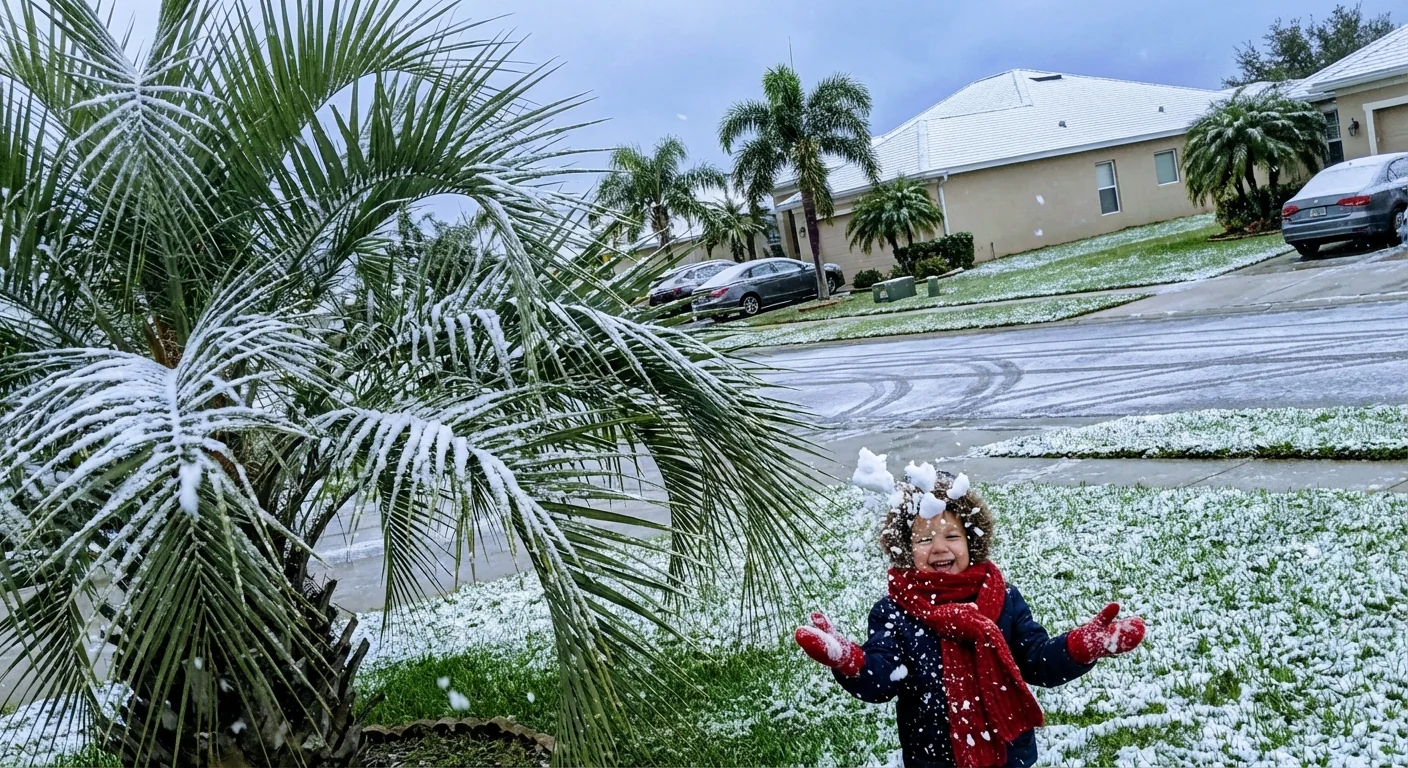Florida's Rare Snowfall Stuns Sunshine State Again - Image 1