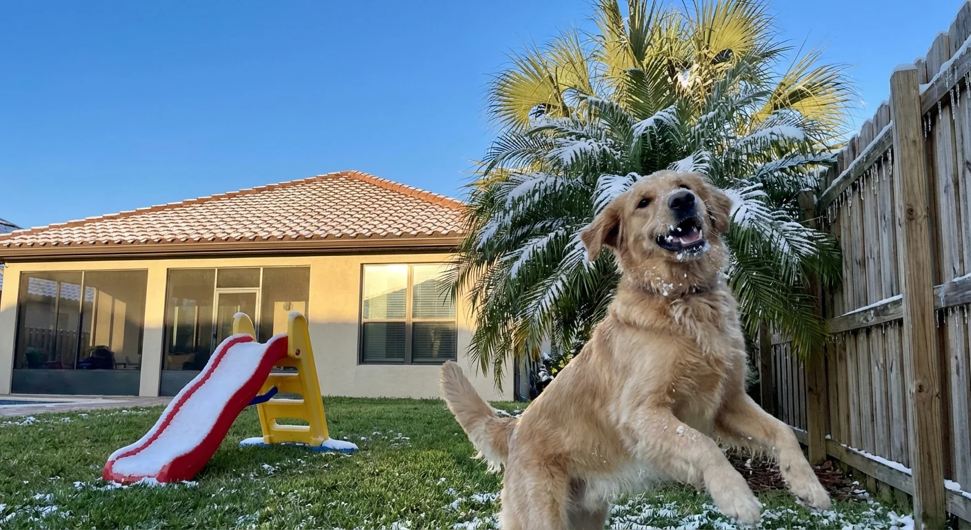 Florida's Rare Snowfall Stuns Sunshine State Again - Image 2