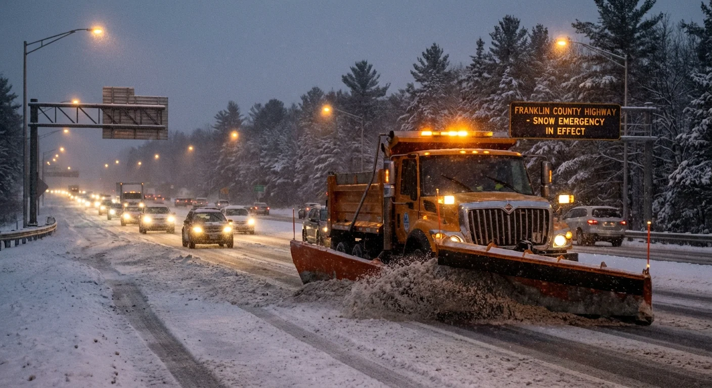 Franklin County Snow Emergency Level Right Now - Image 1