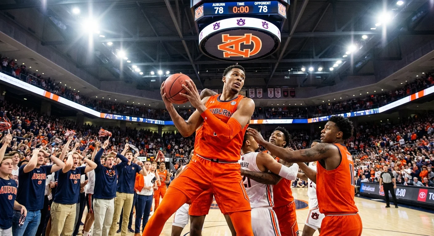 Georgia Outlasts Auburn in 104-100 OT Thriller - Image 1