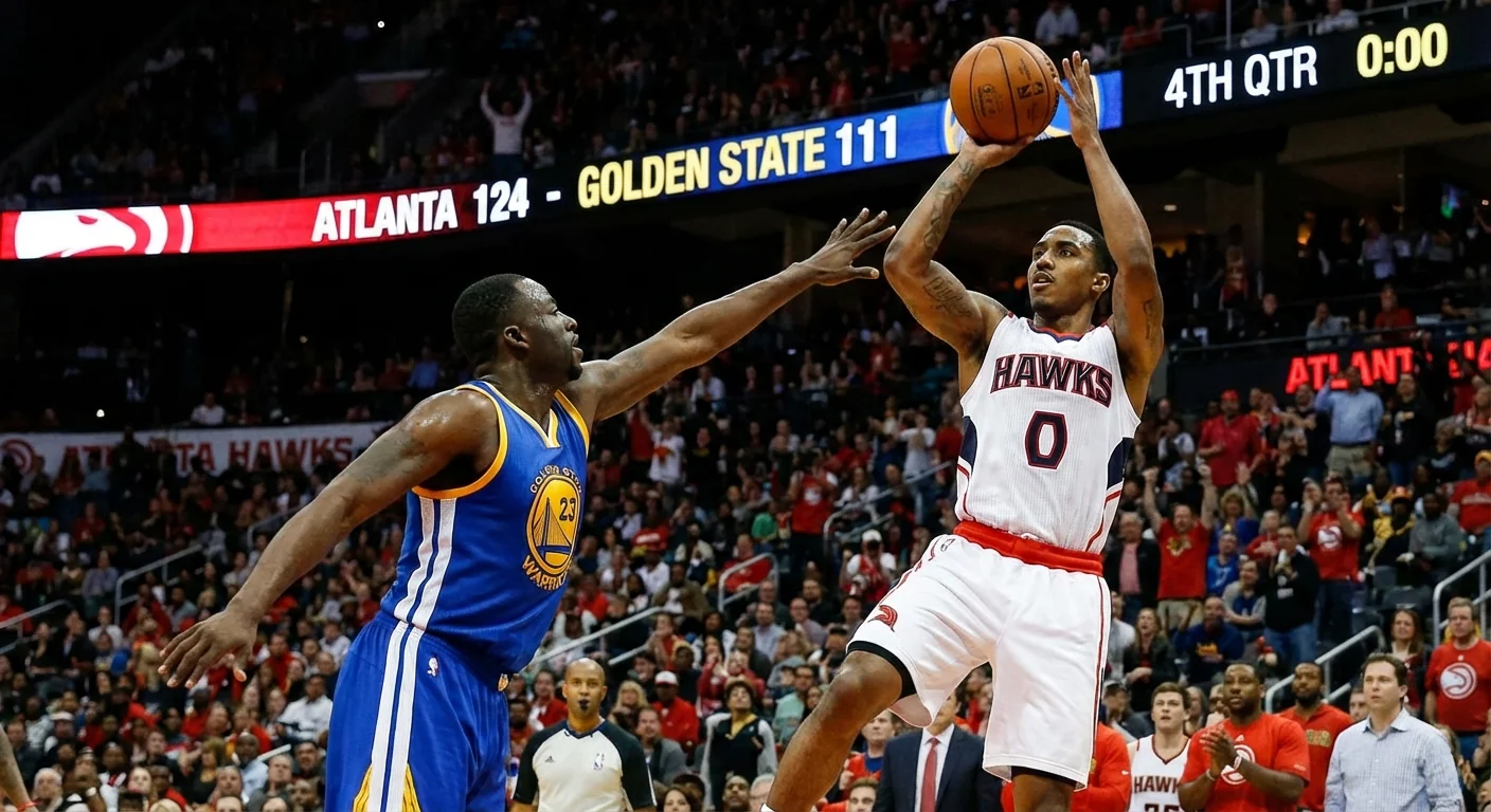 Hawks’ Balance Tops Warriors, 124-111 - Image 1