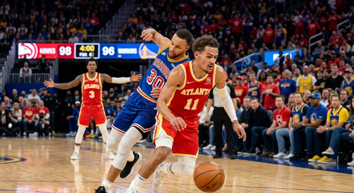 Hawks’ Balance Tops Warriors, 124-111 - Image 2