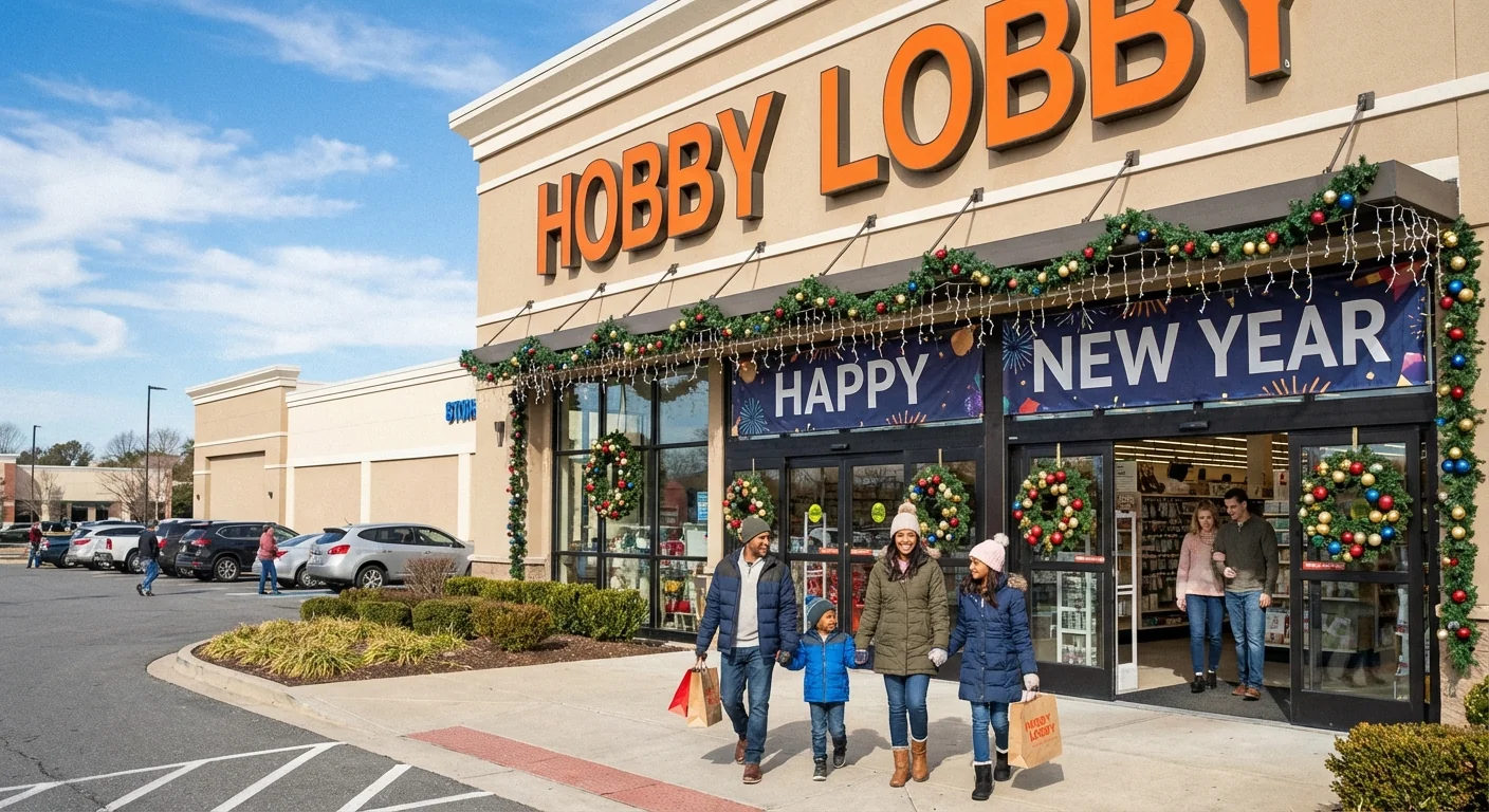 Hobby Lobby Open Today, Shorter Hours - Image 1