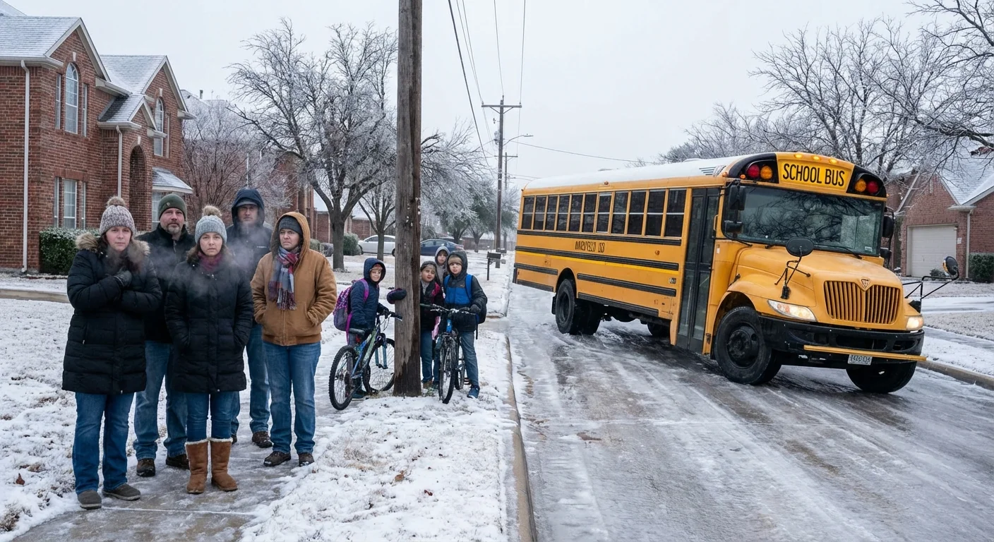 Icy Roads Close Mansfield ISD Thursday - Image 1