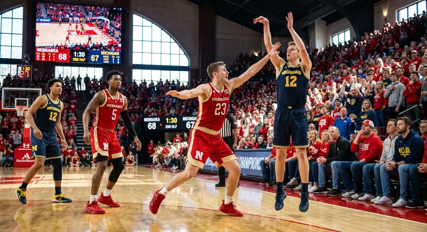 Live Top-Five Clash: Nebraska at Michigan - Image 2