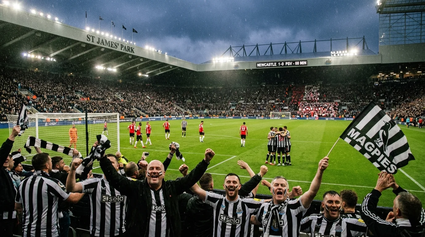 Magpies’ Pressing Masterclass: 3-0 vs PSV - Image 1
