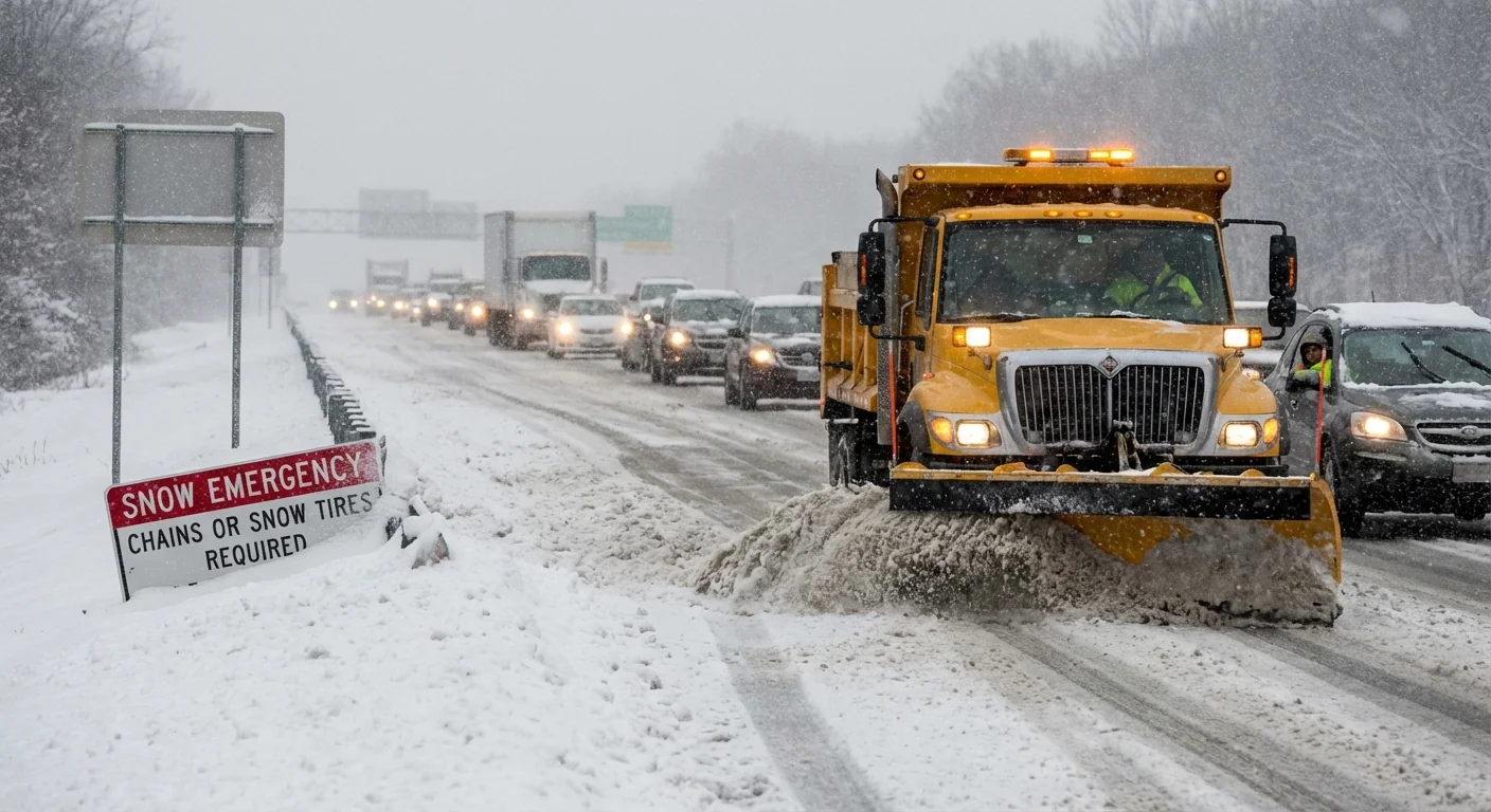 Montgomery County Snow Emergency: Travel Rules Now - Image 1