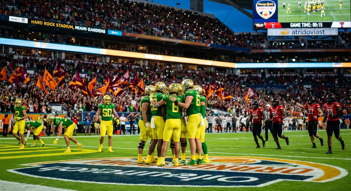 Orange Bowl Showdown: Oregon vs Texas Tech - Image 1