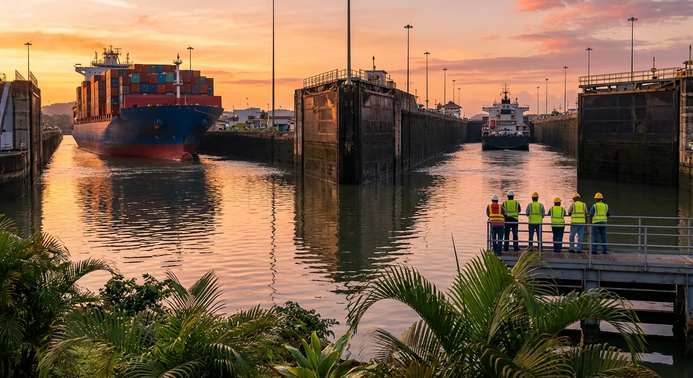 Panama's Canal Drills Set Stage for Davos - Image 2