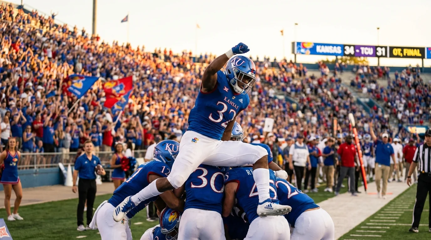 Peterson Sparks Kansas' Overtime Escape vs TCU - Image 1