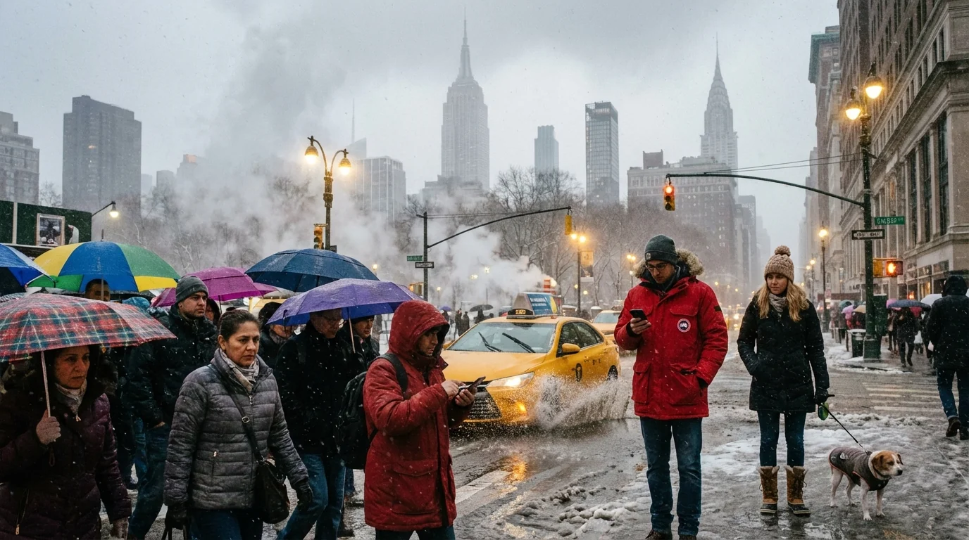 Snow, Sleet, Then a Deep Freeze for NYC - Image 2