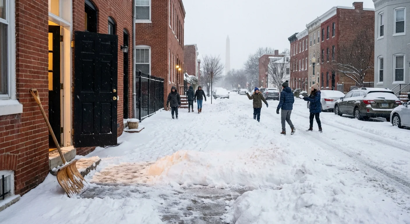 Snow Totals Today: DC-Baltimore Storm Snapshot - Image 1