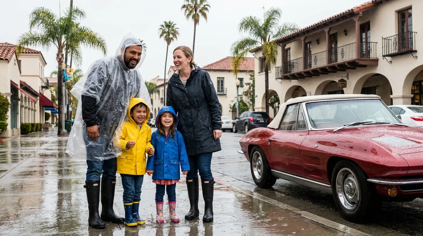 Storm Soaks Pasadena’s Rose Parade Day - Image 1