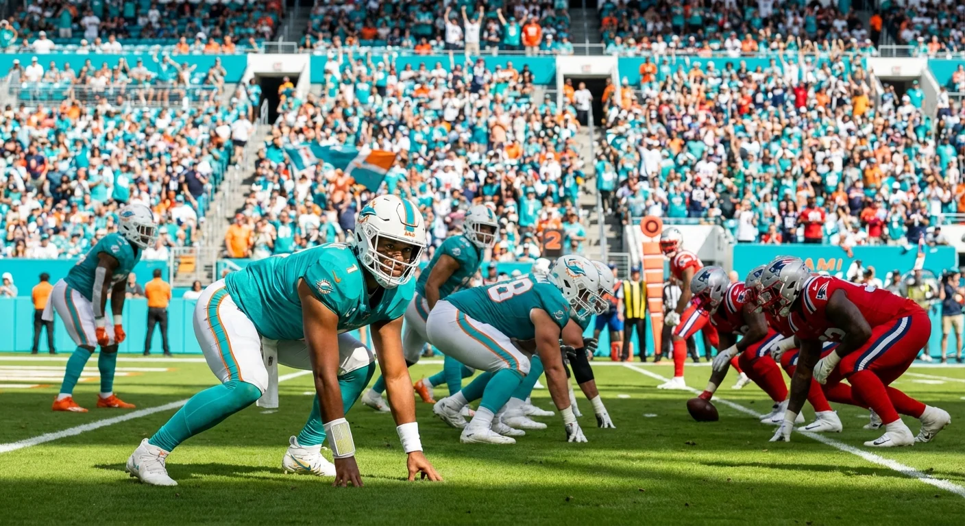 Tua Sits, Ewers Starts: Dolphins-Patriots Shock - Image 1