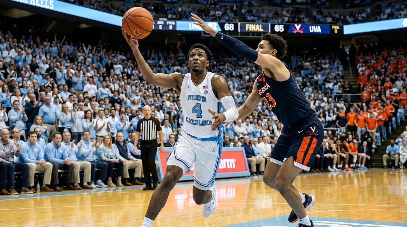 UNC Edges Virginia in 85-80 Thriller - Image 1
