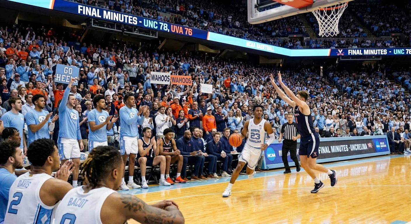 UNC Edges Virginia in 85-80 Thriller - Image 2