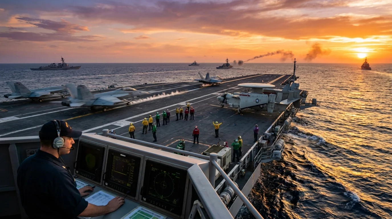 U.S. Supercarrier Drills In Disputed South China Sea - Image 1