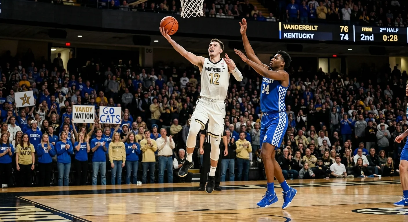 Vanderbilt Rout of Kentucky Shakes Up SEC - Image 1