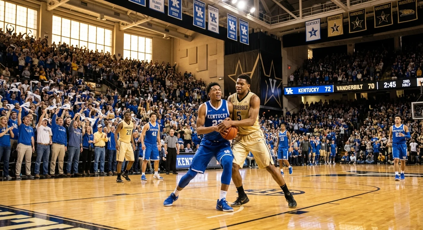 Vanderbilt Rout of Kentucky Shakes Up SEC - Image 2