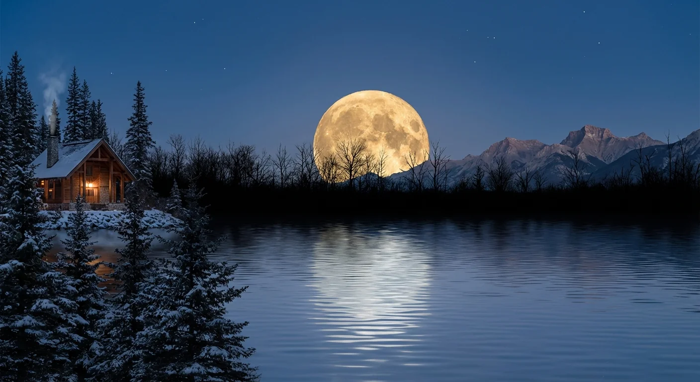 Wolf Moon Supermoon Meets Jupiter and Quadrantids - Image 1