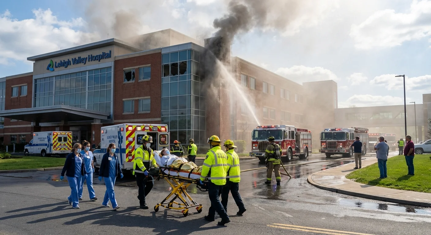 Fire Triggers Evacuation at Lehigh Valley Hospital - Image 1