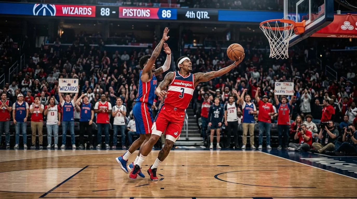 Jalen Duren Exits Pistons-Wizards With Knee Soreness - Image 1