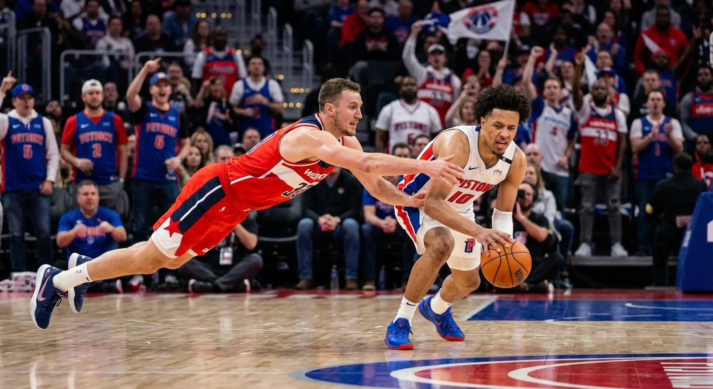 Jalen Duren Exits Pistons-Wizards With Knee Soreness - Image 2