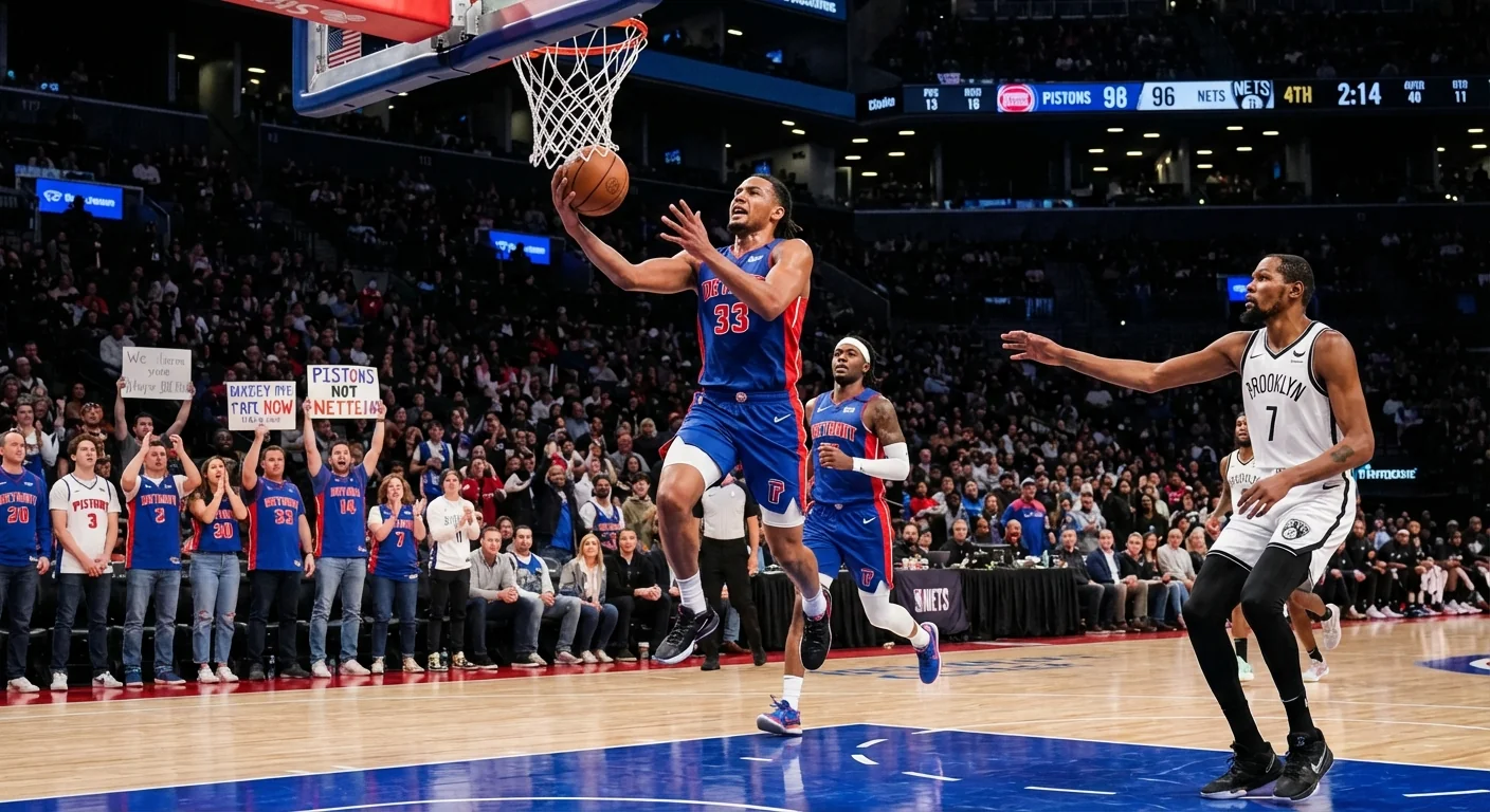 Pistons’ Historic Rout Stuns Nets; Duren Shines - Image 1