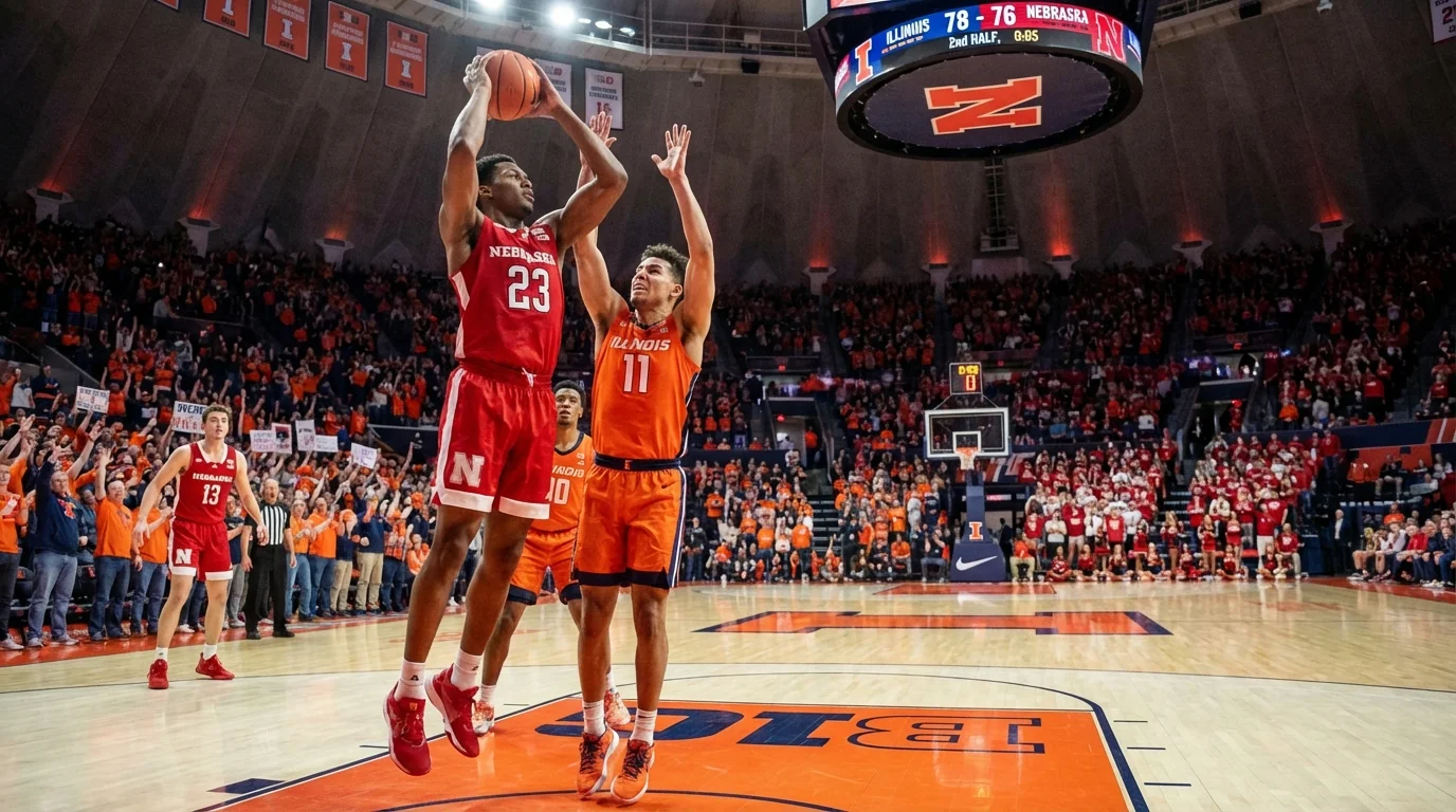 Top-10 Clash: Illinois Tops No. 5 Nebraska - Image 2